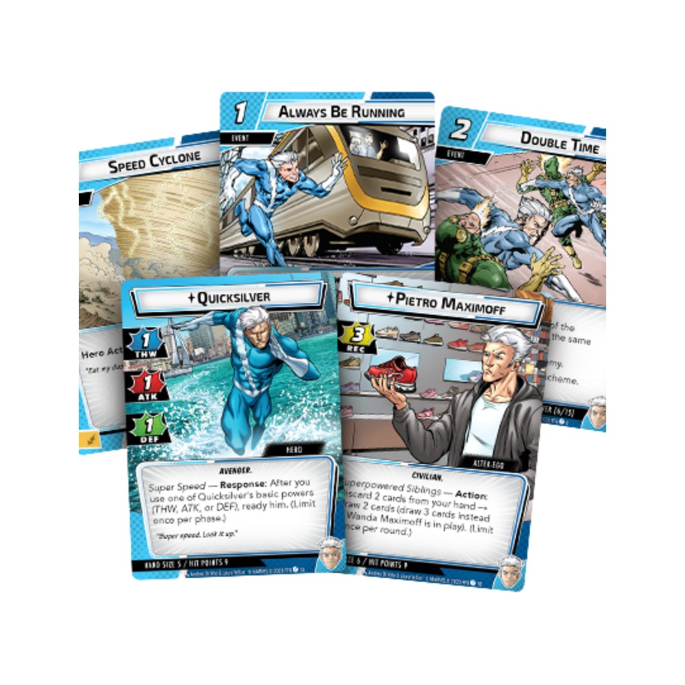 Joc Marvel Champions, Quicksilver, Hero Pack eMAG.ro