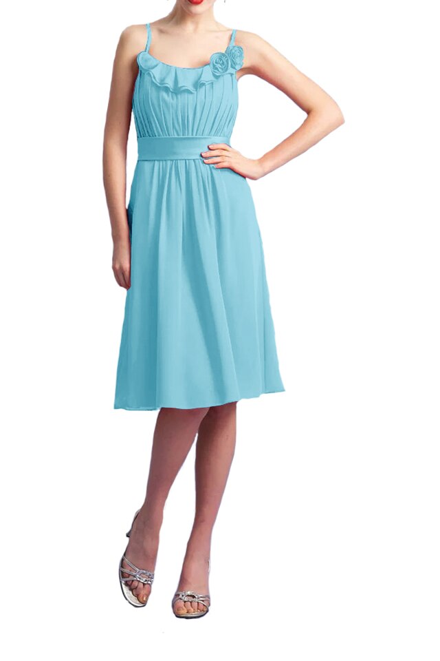 Rochie midi dama Jasmine, albastra, 36 EU