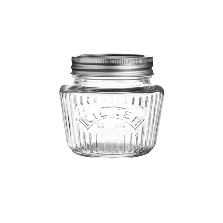 Fedős tégely, Kilner, Classic, 250 ml, üveg, átlátszó