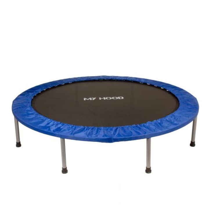 Trambulina My Hood, Fitness, 96 cm diagonala, negru, albastru