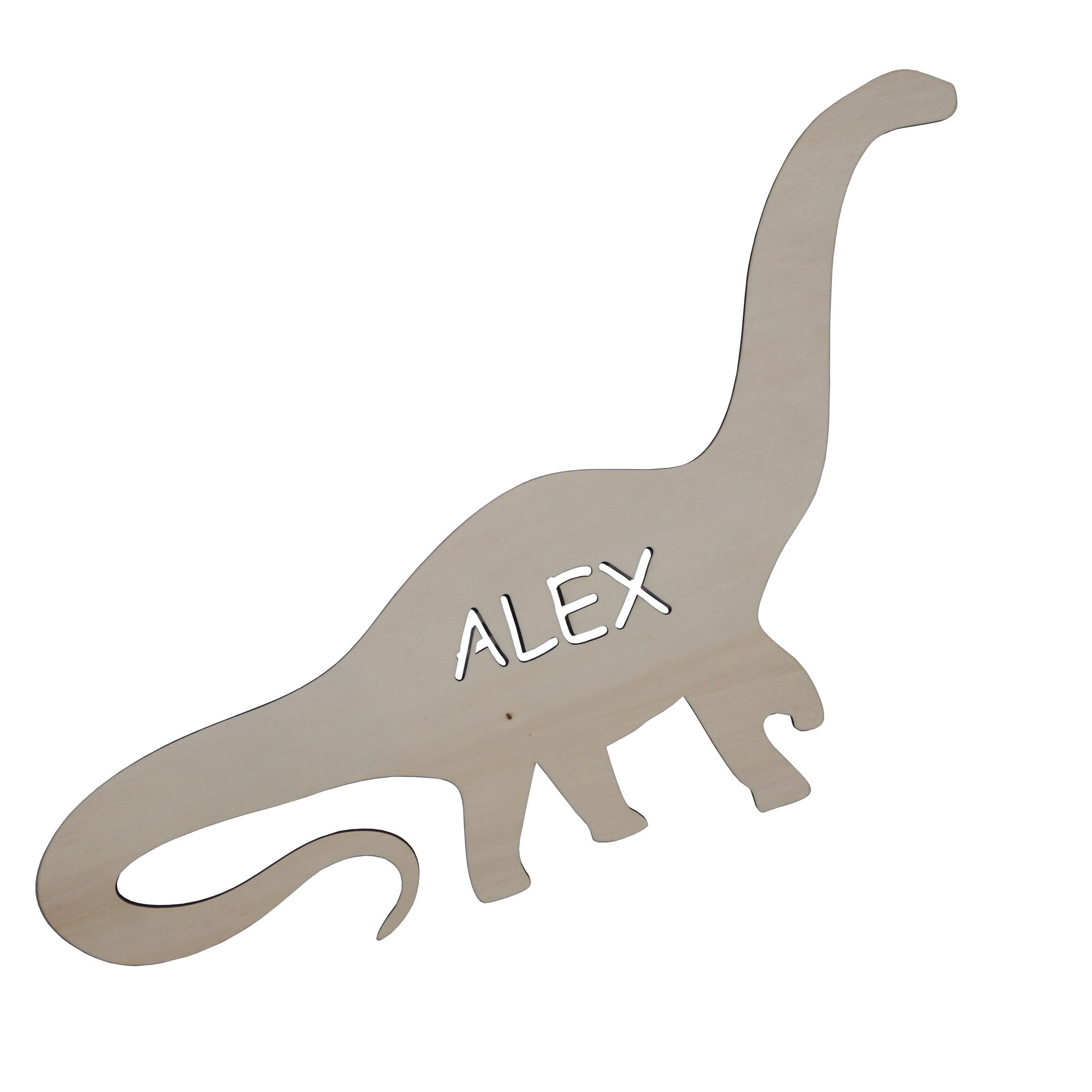 Decor dino personalizat camera copii Apatosaurus 75 cm inaltime x 44 cm lungime
