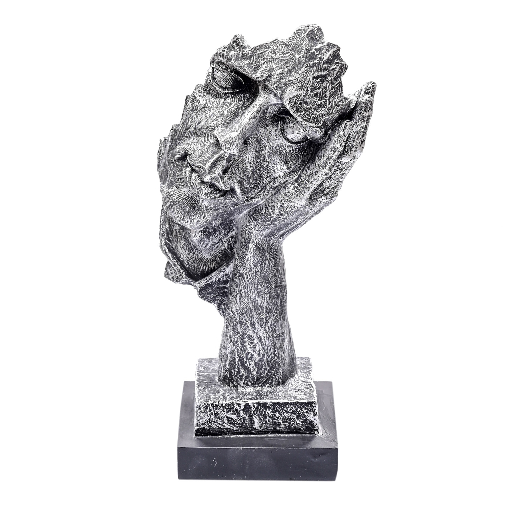 Statueta decorativa Ganditorul III, 31 cm, realizata din rasina