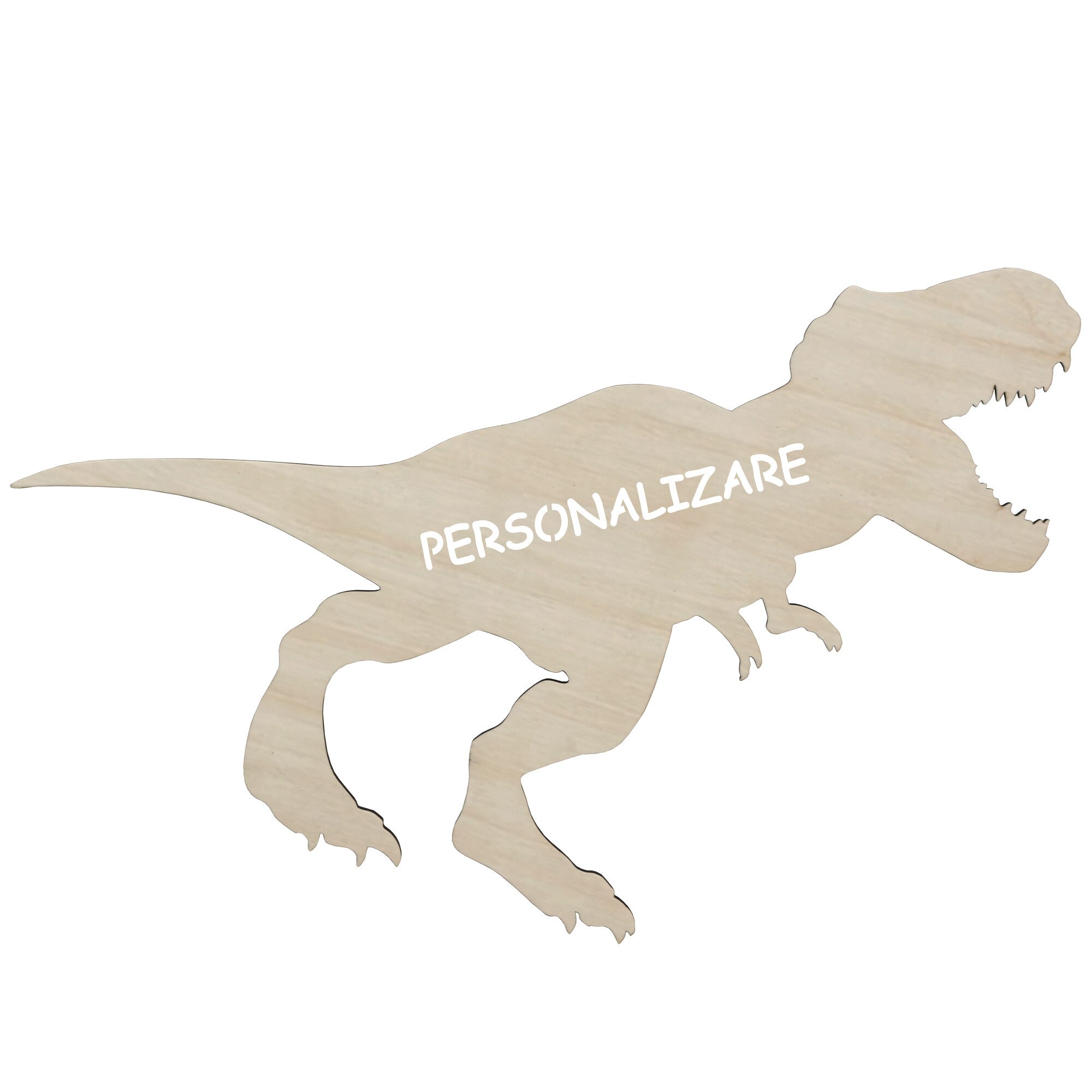 Decor dino personalizat camera copii T-Rex 1 50 cm inaltime x 42 cm lungime