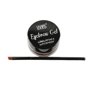 Gel sprancene, Ushas, Waterproof, Eyebrow Gel, 01 Black Gel sprancene, Ushas, Waterproof, Eyebrow Gel, 01 Black