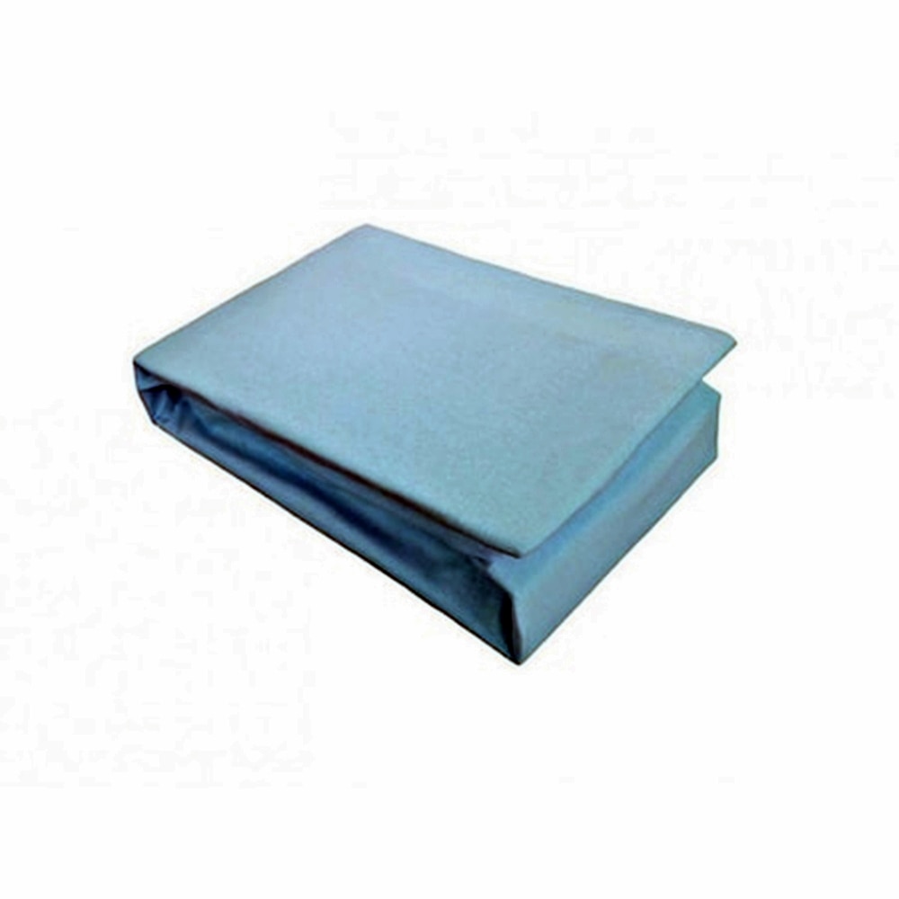 Set husa de pat cu elastic si 2 fete de perna, bumbac, 140x200, Bleu