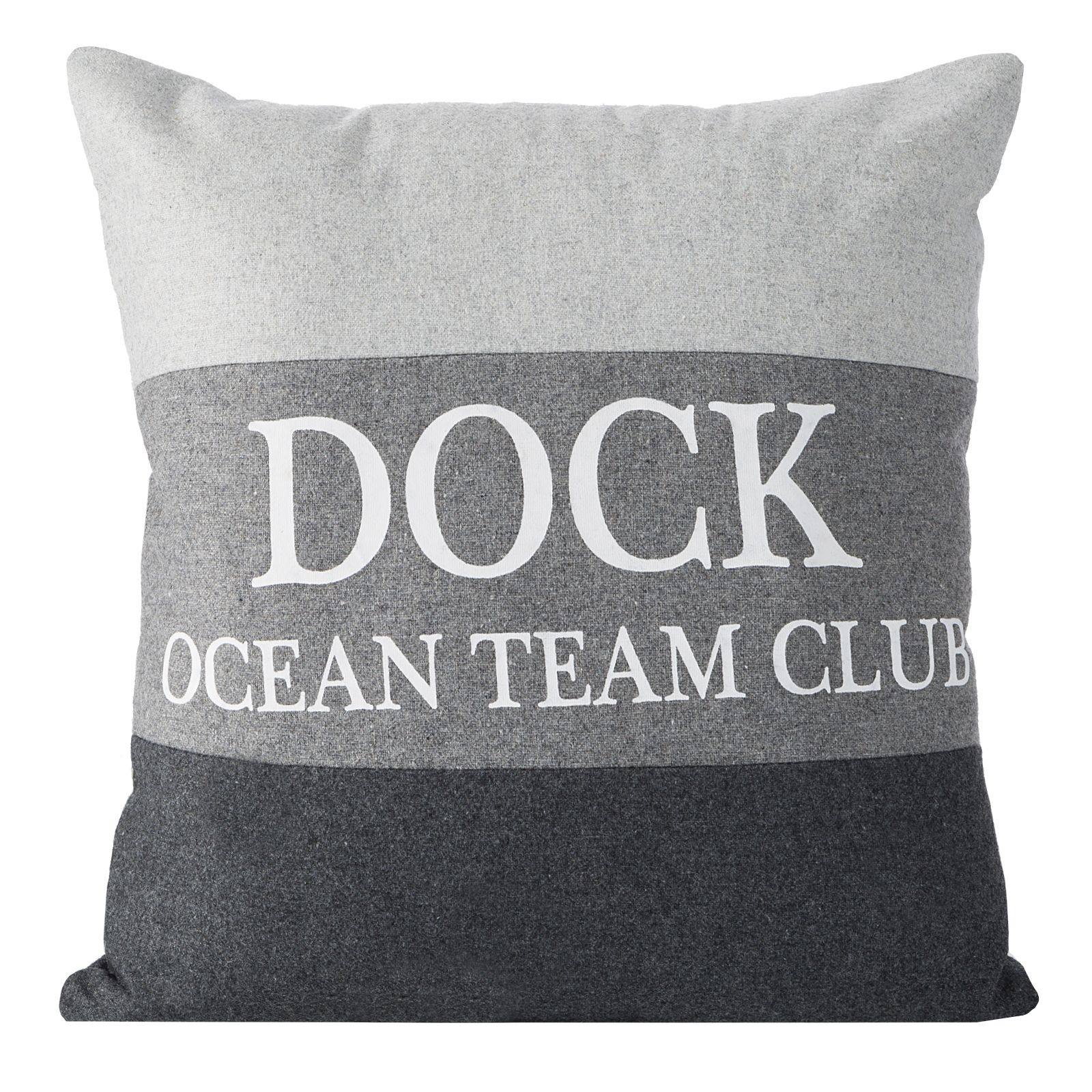 Fata de perna decorativa Eurofirany TEAM2 40x40 Gri/Negru