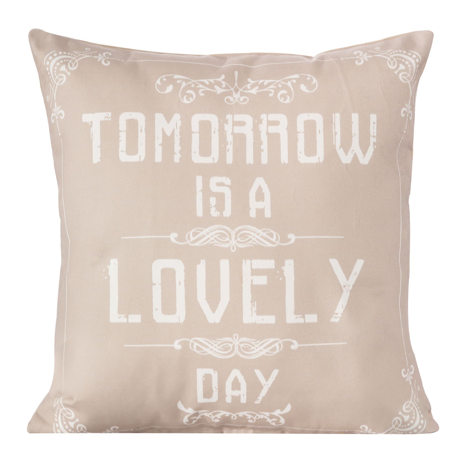 Fata de perna decorativa Eurofirany JUDITH 40x40 Bej/Crem