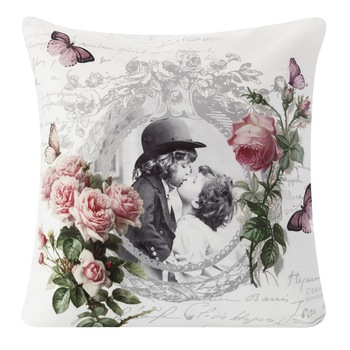 Fata de perna decorativa Eurofirany KIDS 40x40 Crem/Rosu Fata de perna decorativa Eurofirany KIDS 40x40 Crem/Rosu