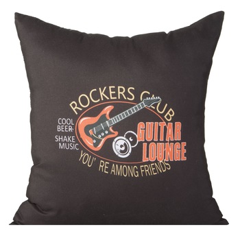 Fata de perna decorativa Eurofirany LONY 40x40 Negru Rosu Fata de perna decorativa Eurofirany LONY 40x40 Negru Rosu