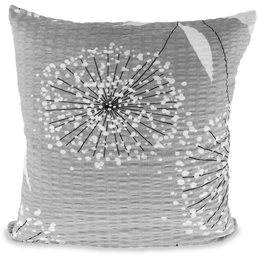 Fata de perna din scoarta 40x40 model de papadie pe gri