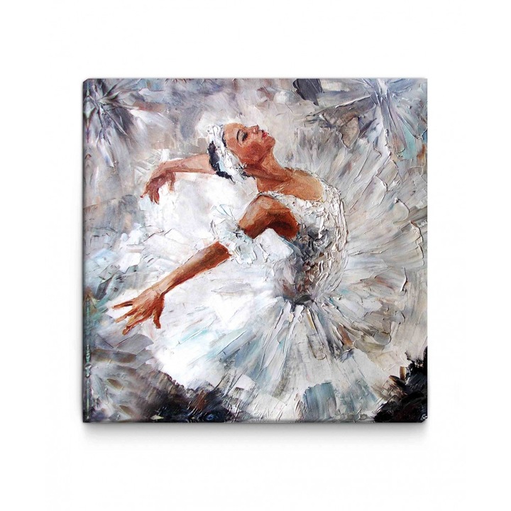 Картина Dalenor, Балерина, 30x30 см, Многоцветна