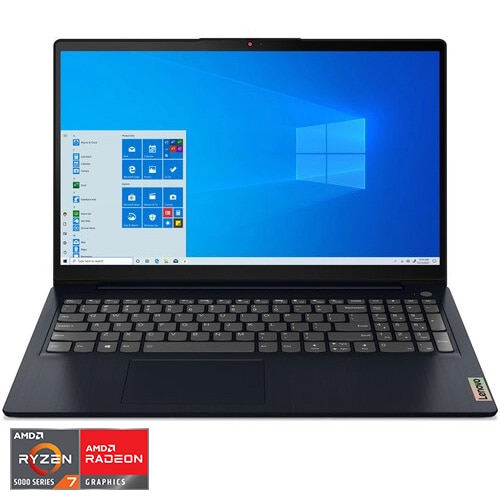 Laptop Lenovo IdeaPad 3 15ALC6 cu procesor AMD Ryzen 7 5700U, 15.6