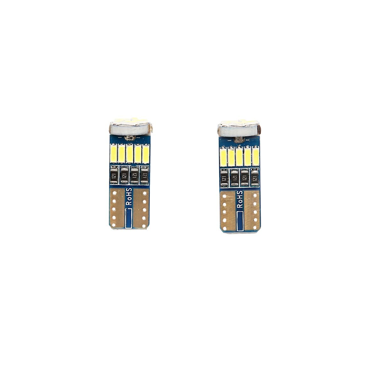 Set 2 becuri LED SMD 12V T10 0,05A lumina rece Breckner Germany