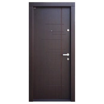 Usa metalica apartament, Usa Intrare izolatie 34 db, Maco U6 Wenge, 202 x 88 x 13 cm Usa metalica apartament, Usa Intrare izolatie 34 db, Maco U6 Wenge, 202 x 88 x 13 cm