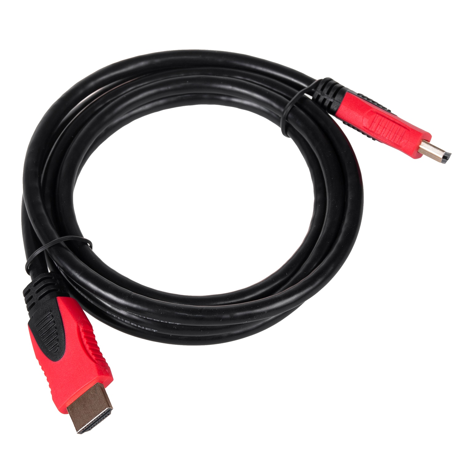 Cablu HDMI-HDMI, v2.0, 1.8 m, Maclean MCTV-706, negru-rosu