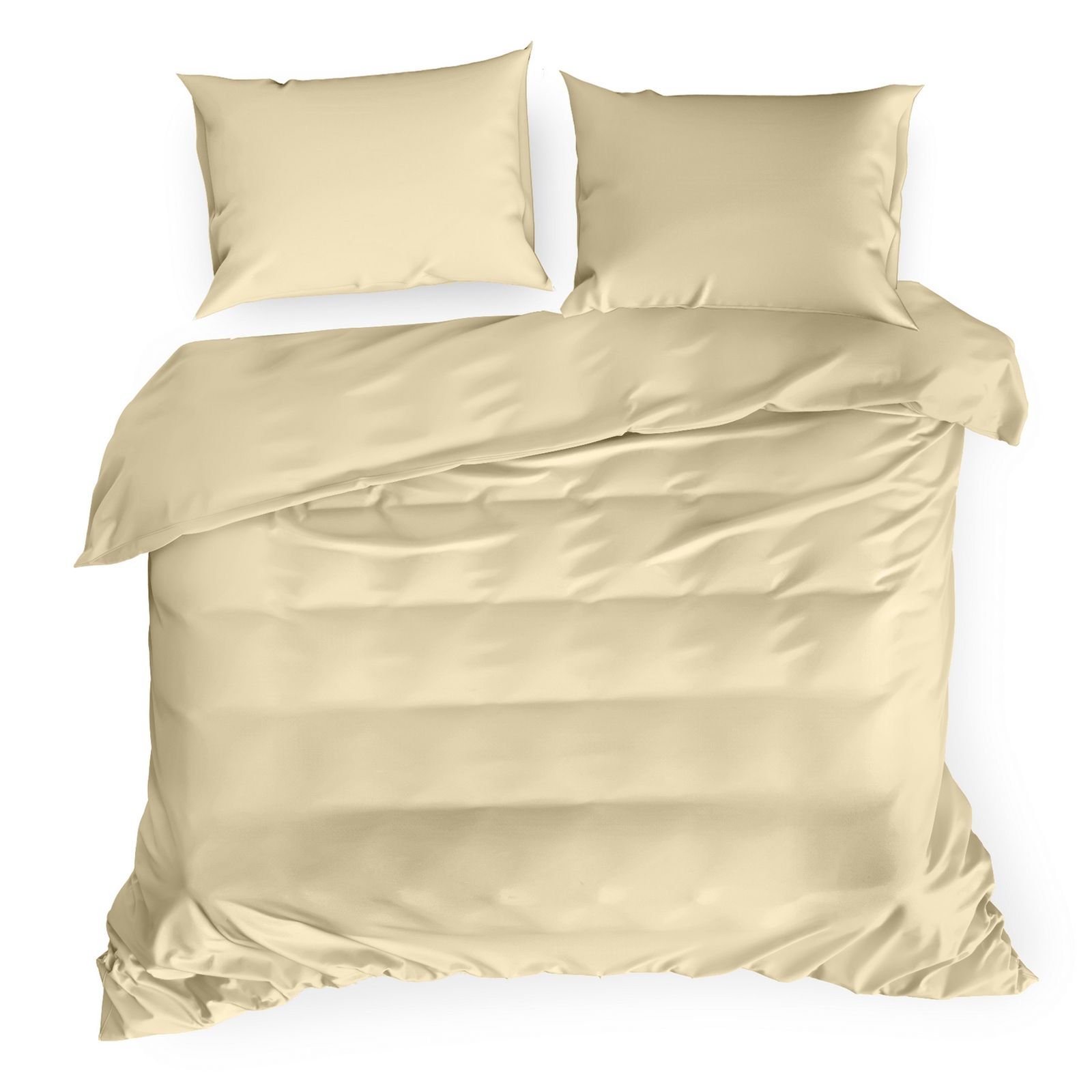 Lenjerie de pat din satin Eurofirany NOVA3 140x200 Bej