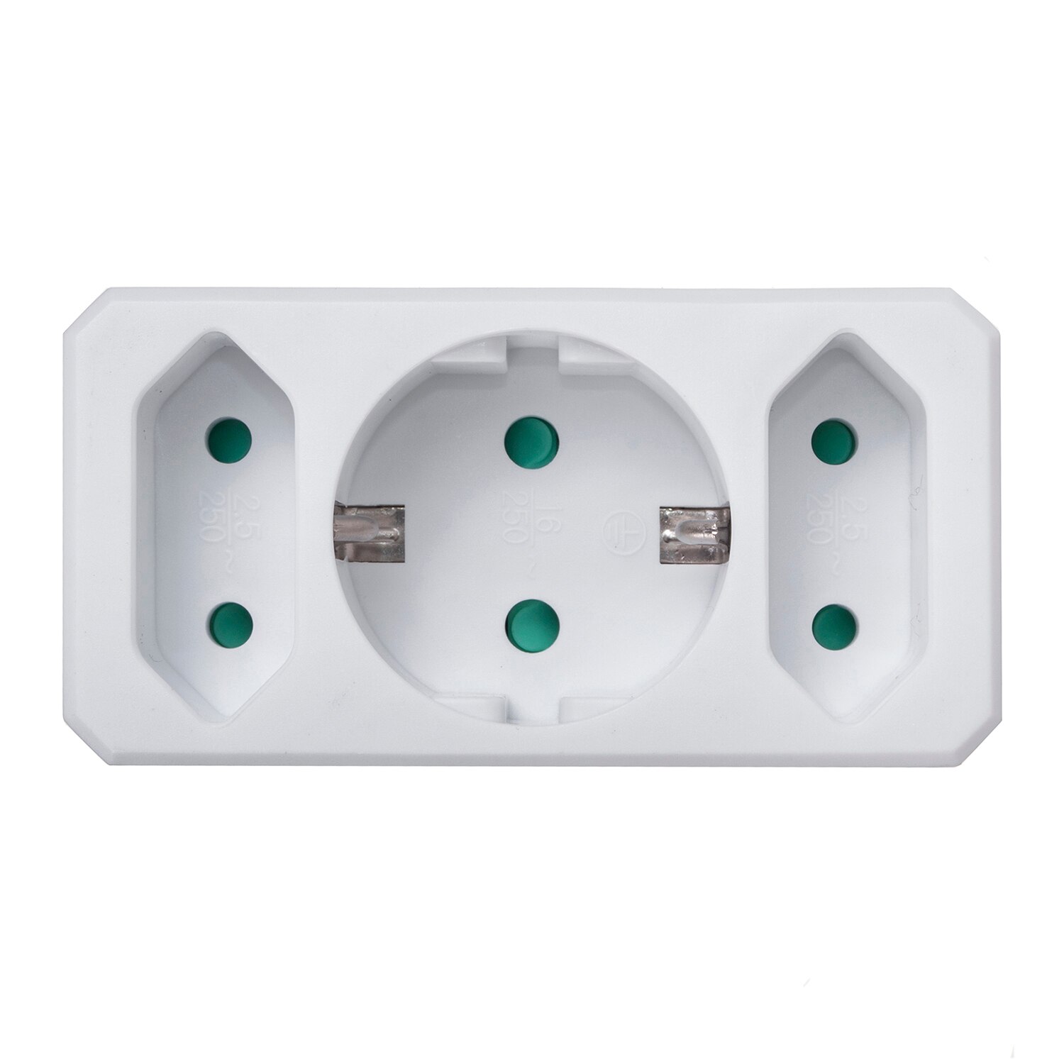 Priza tripla, Maclean MCE211, alb