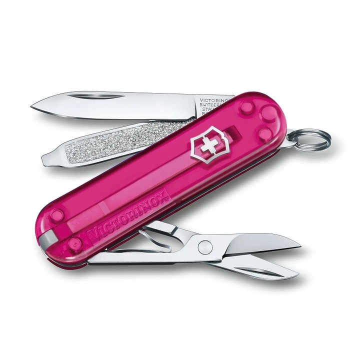 Швейцарски джобен нож Victorinox Classic SD Transparent, Cupcake Dream