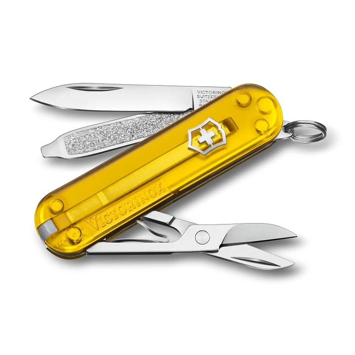 Швейцарски джобен нож Victorinox Classic SD Transparent, Tuscan Sun