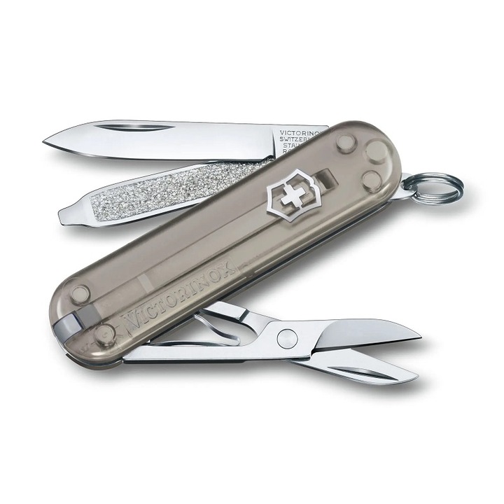 Швейцарски джобен нож Victorinox Classic SD Transparent, Mystical Morning