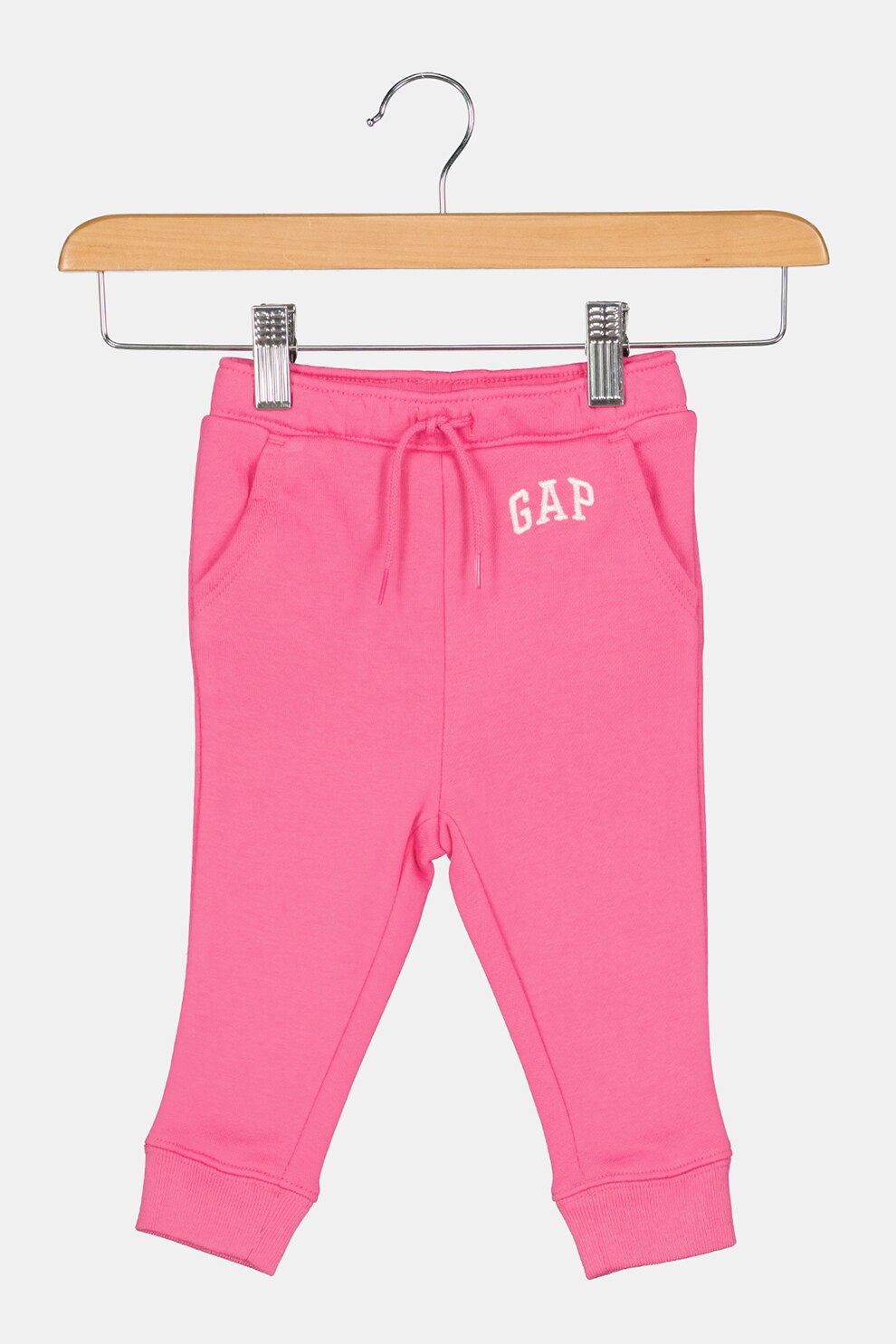 GAP, Pantaloni sport cu broderie logo, Roz