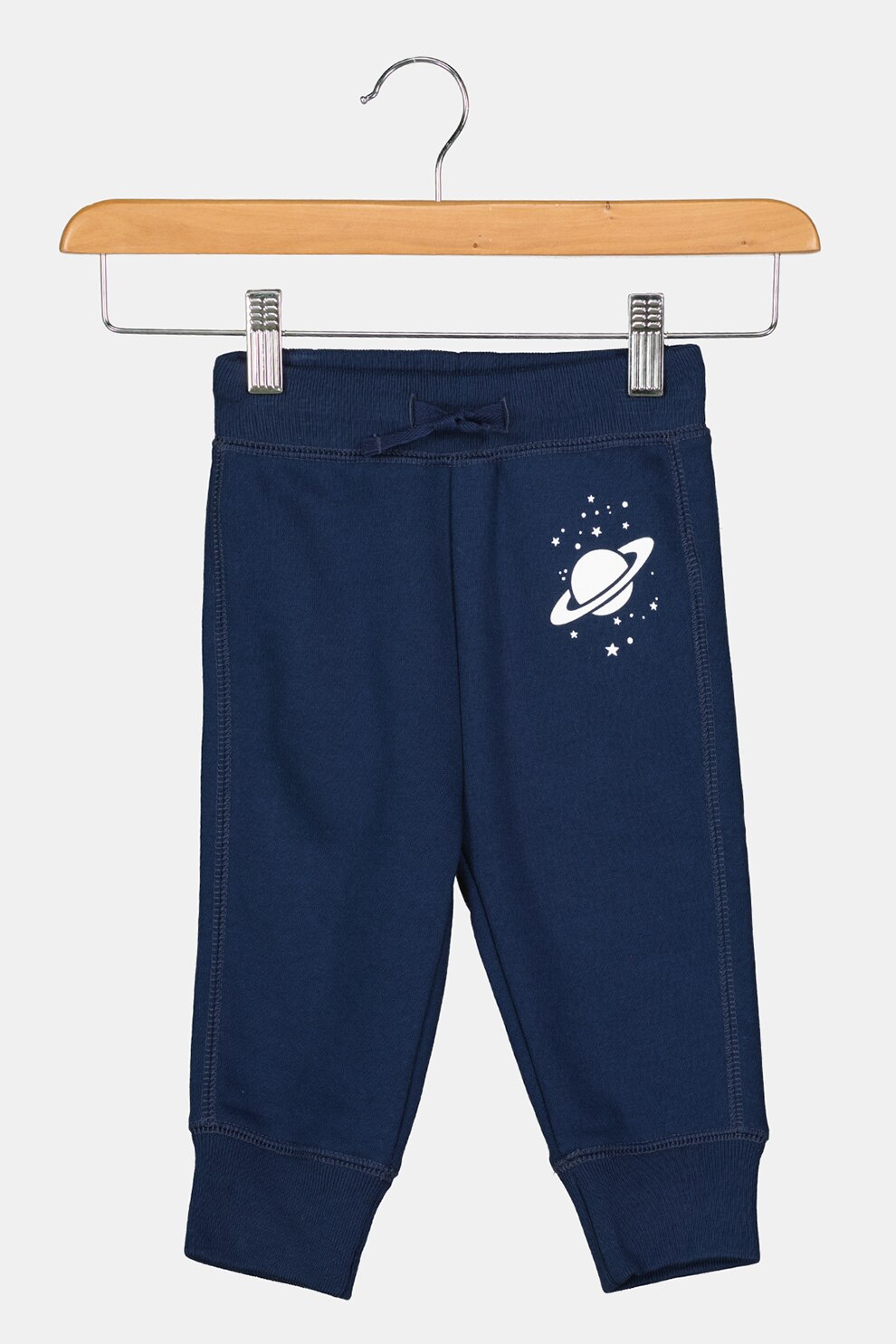 GAP, Pantaloni sport cu snur in talie, Bleumarin inchis