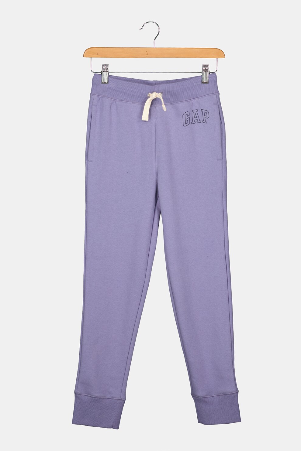GAP, Pantaloni sport cu snur de ajustare in talie, Violet prafuit