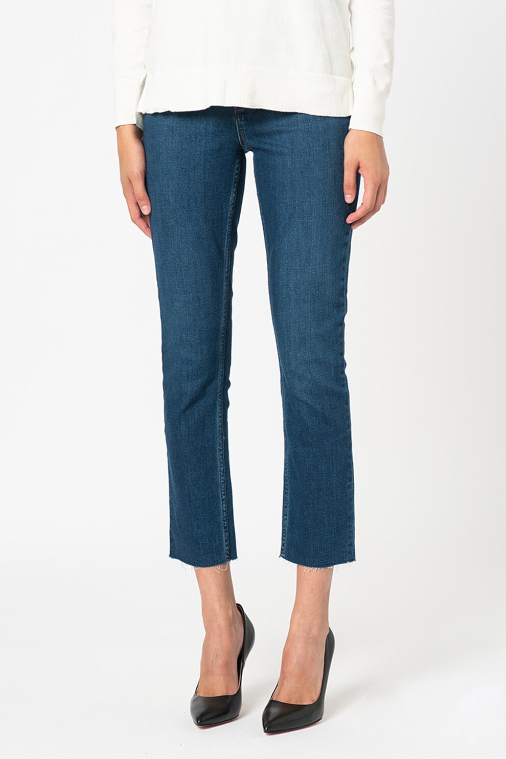 GAP, Blugi crop slim fit, Bleumarin
