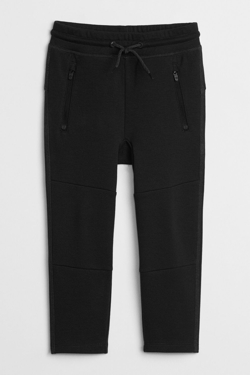 GAP, Pantaloni sport conici cu talie elastica, Negru