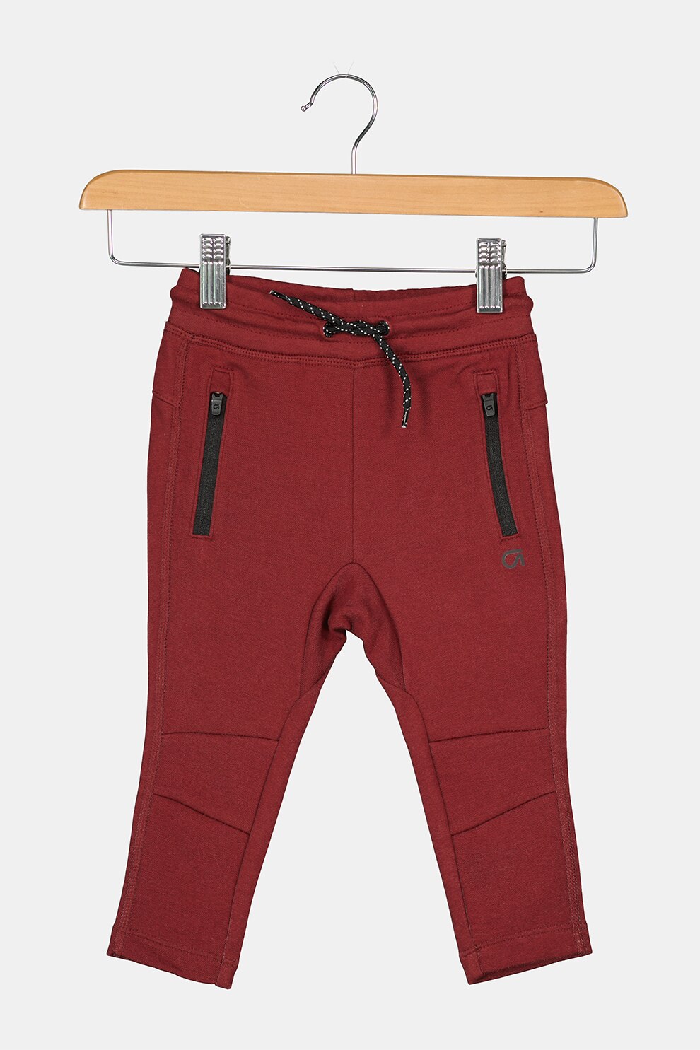 GAP, Pantaloni sport conici cu talie elastica, Visiniu