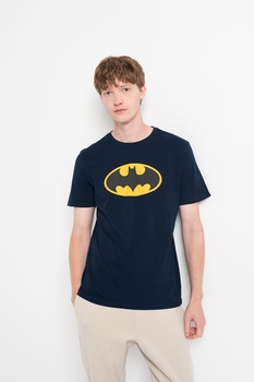GAP, Tricou cu imprimeu logo Batman, Bleumarin/Galben
