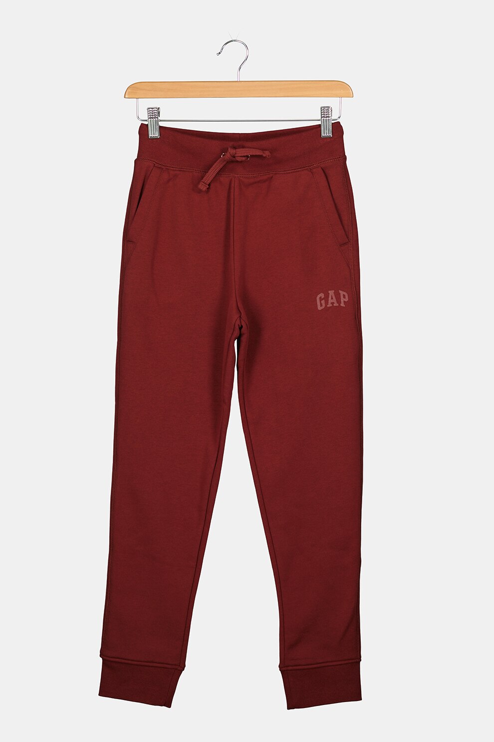 GAP, Pantaloni sport cu buzunare laterale, Rosu inchis
