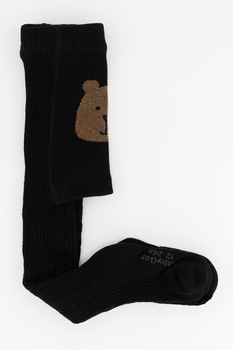 GAP, Dres tricotat cu ursulet, Negru/Maro, 60 CM GAP, Dres tricotat cu ursulet, Negru/Maro, 60 CM