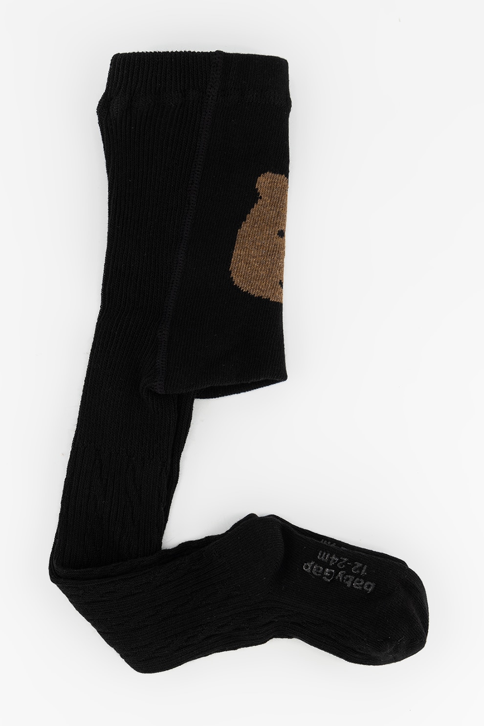 GAP, Dres din bumbac cu animale, Negru/Maro, 60 CM