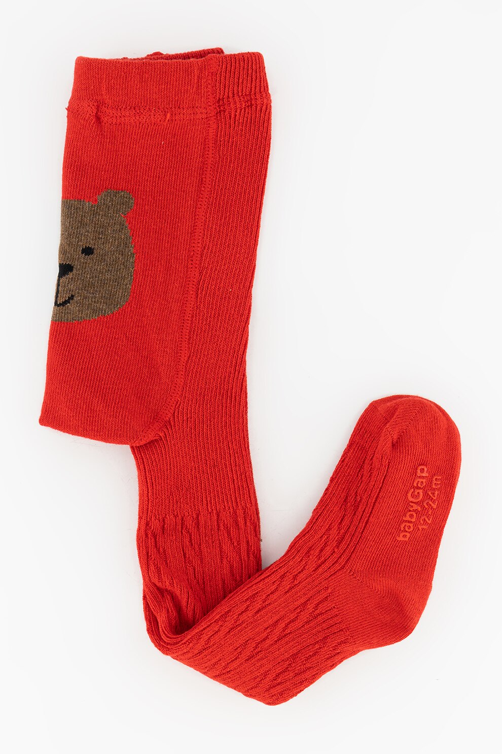 GAP, Dres din bumbac cu animale, Rosu/Maro, 60 CM