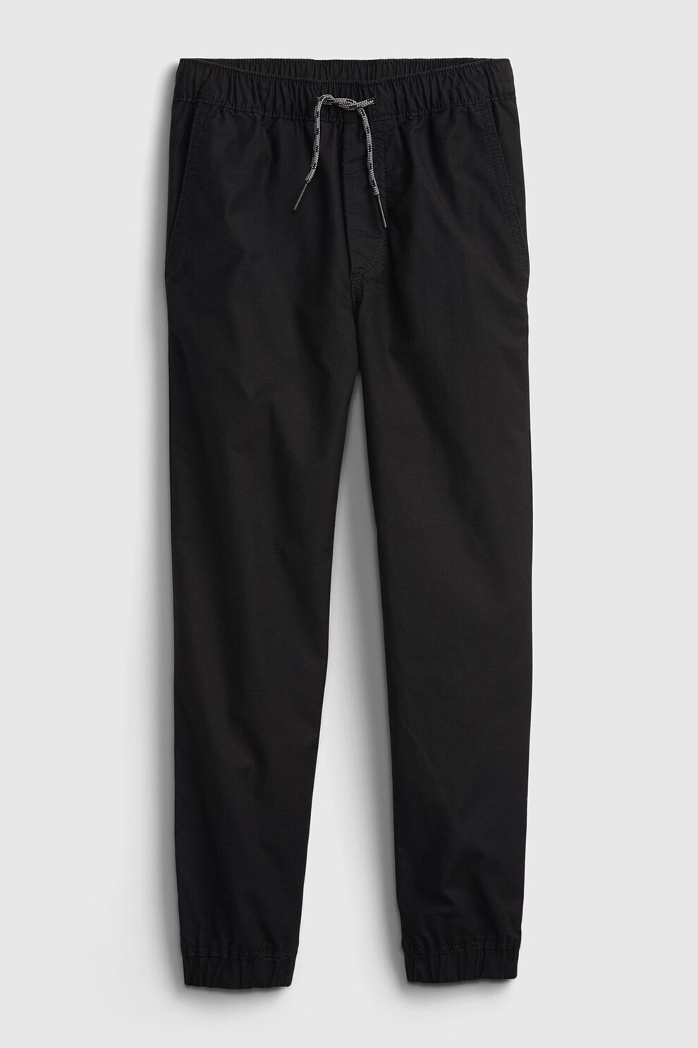 GAP, Pantaloni jogger cu buzunare laterale, Negru
