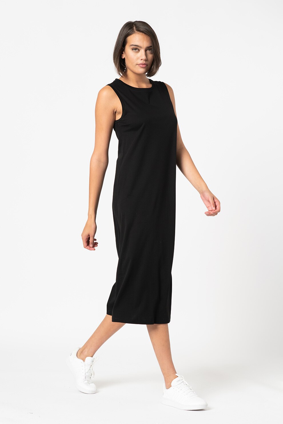 GAP, Rochie midi cu croiala A, Negru