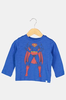 GAP, Bluza din bumbac cu imprimeu cu desene, Bleumarin/Rosu GAP, Bluza din bumbac cu imprimeu cu desene, Bleumarin/Rosu