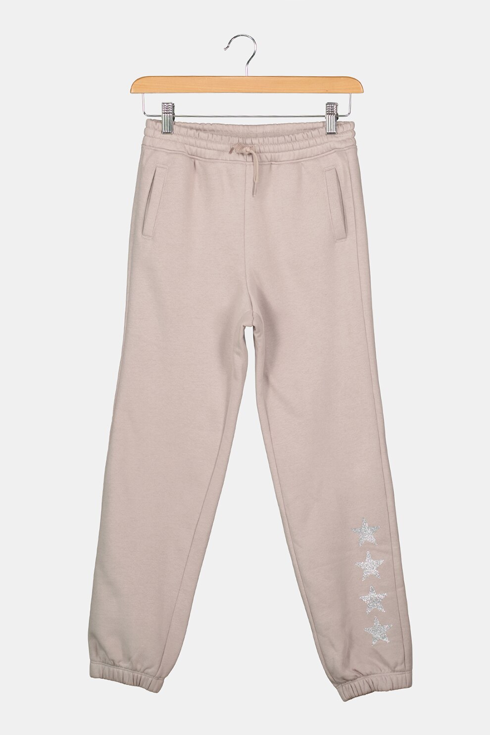 GAP, Pantaloni sport conici cu snur de ajustare, Taupe