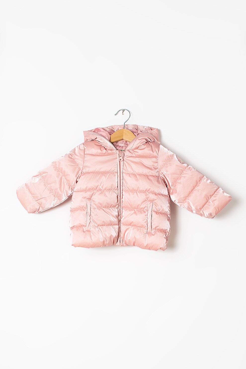 United Colors of Benetton, Geaca cu aspect matlasat, Roz pal