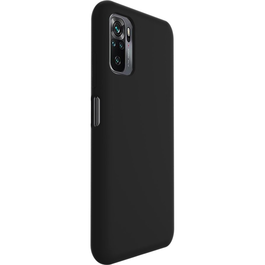 Husa de protectie Lemontti Liquid Silicon pentru Xiaomi Redmi Note 10 5G, Black