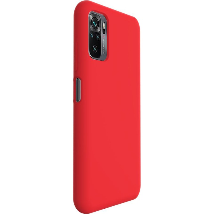 Калъф Lemontti Liquid Silicon за Xiaomi Redmi Note 10 5G, Red
