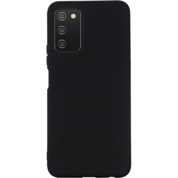 Husa de protectie Lemontti Silicon Silky pentru Samsung Galaxy A03s, Negru Husa de protectie Lemontti Silicon Silky pentru Samsung Galaxy A03s, Negru