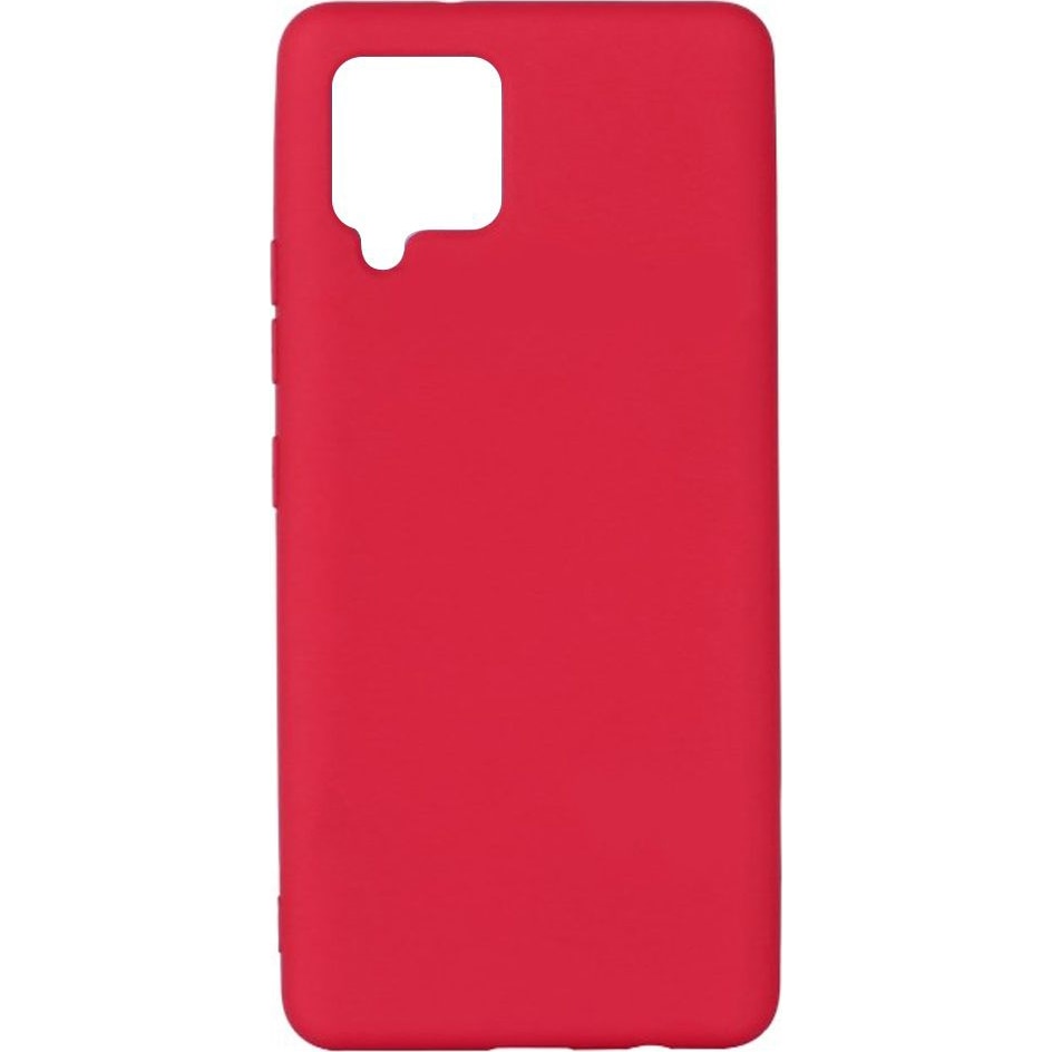 Husa de protectie Lemontti Silicon Silky pentru Samsung Galaxy A22 4G, Rosu