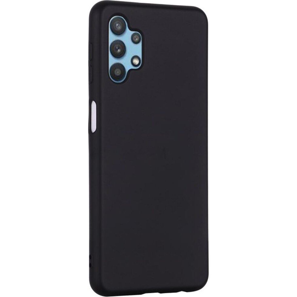 Husa de protectie Lemontti Silicon Silky pentru Samsung Galaxy A32 4G, Navy