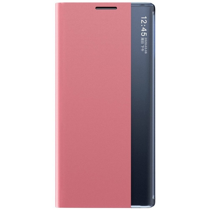 Калъф Sleep Case Bookcase за Xiaomi Redmi K40 Pro+ / K40 Pro / K40 / Poco F3, розов