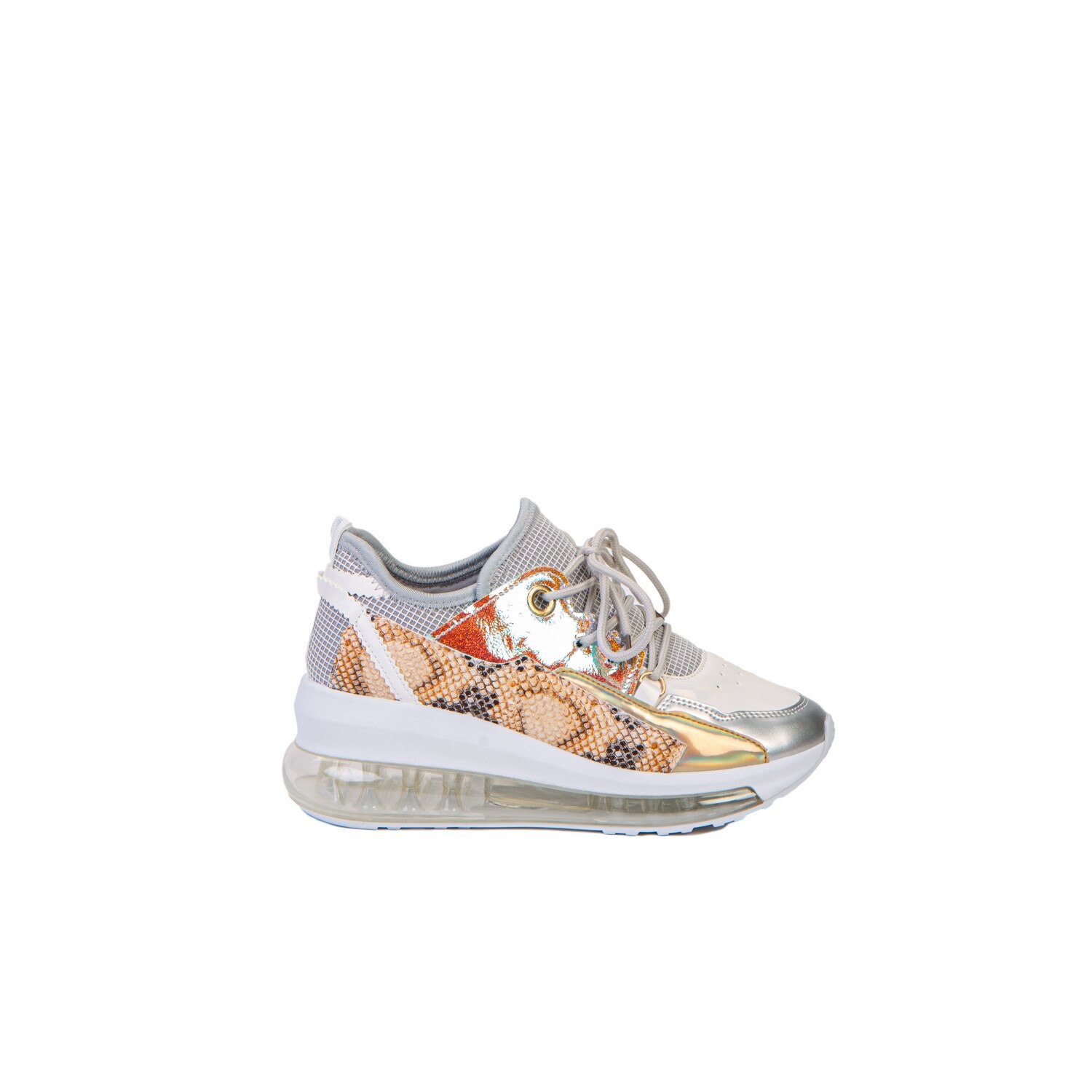 Pantofi sport dama Geneva Gri, Gri