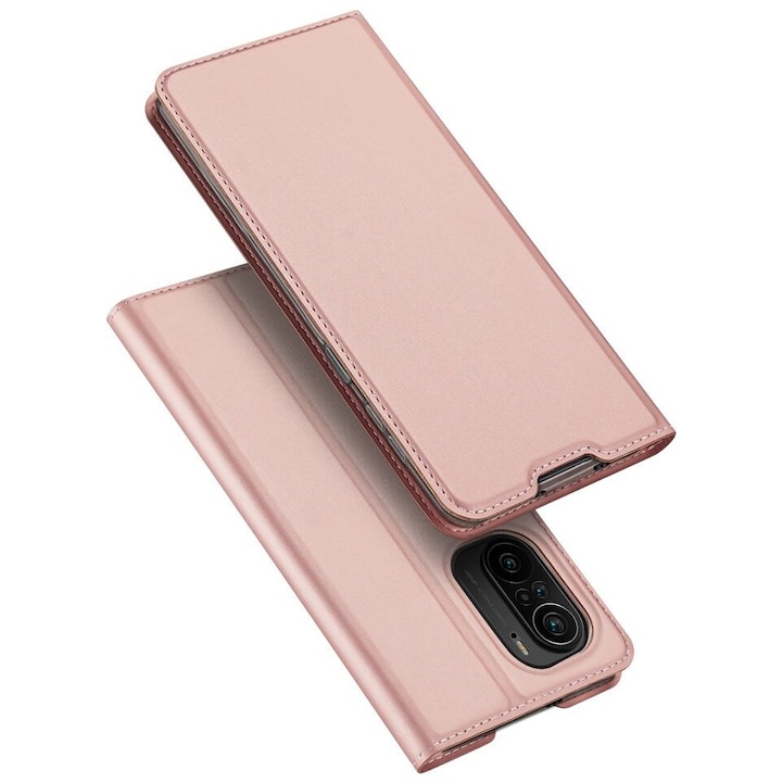 Калъф Dux Ducis Skin Pro Bookcase за Xiaomi Redmi K40 Pro+ / K40 Pro / K40 / Poco F3, розов