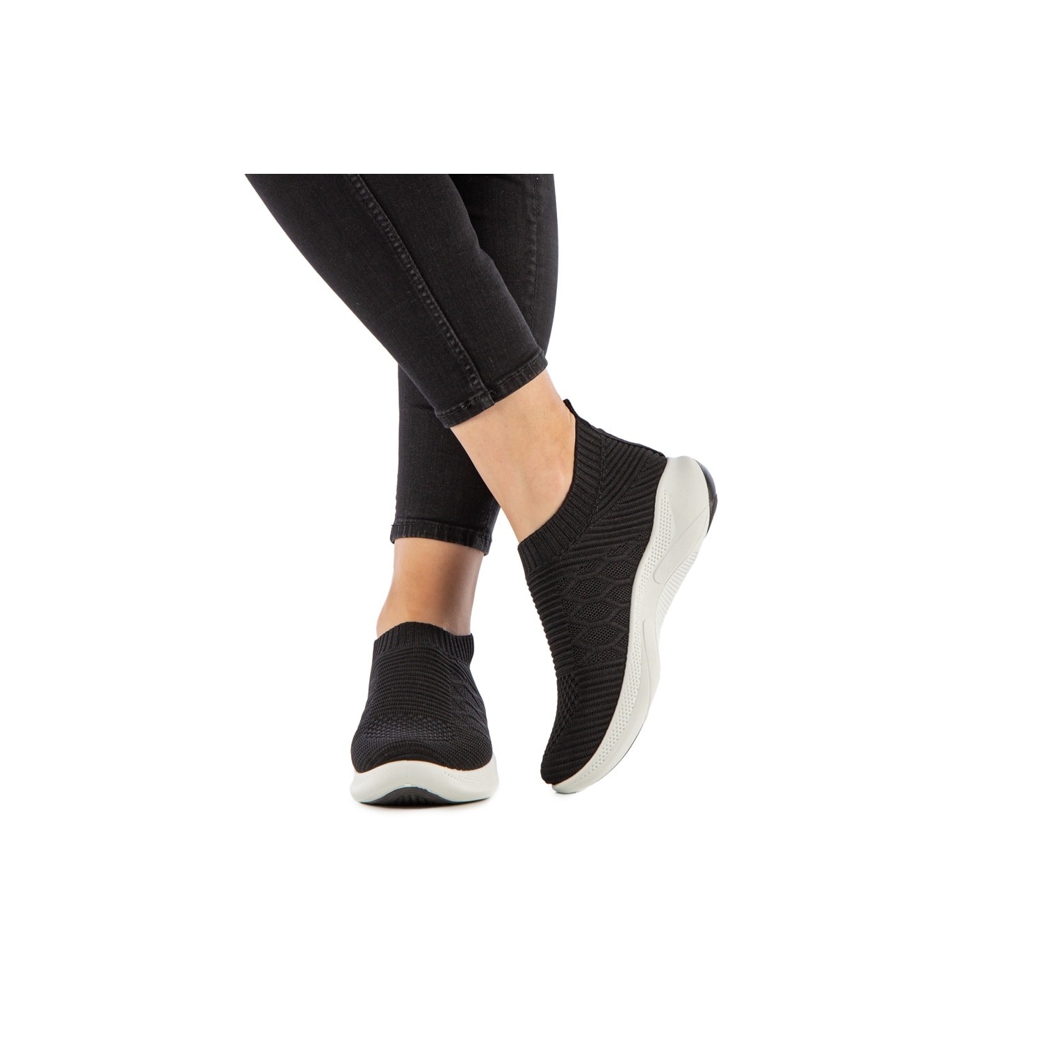 Pantofi sport dama Gusta Negru, Negru