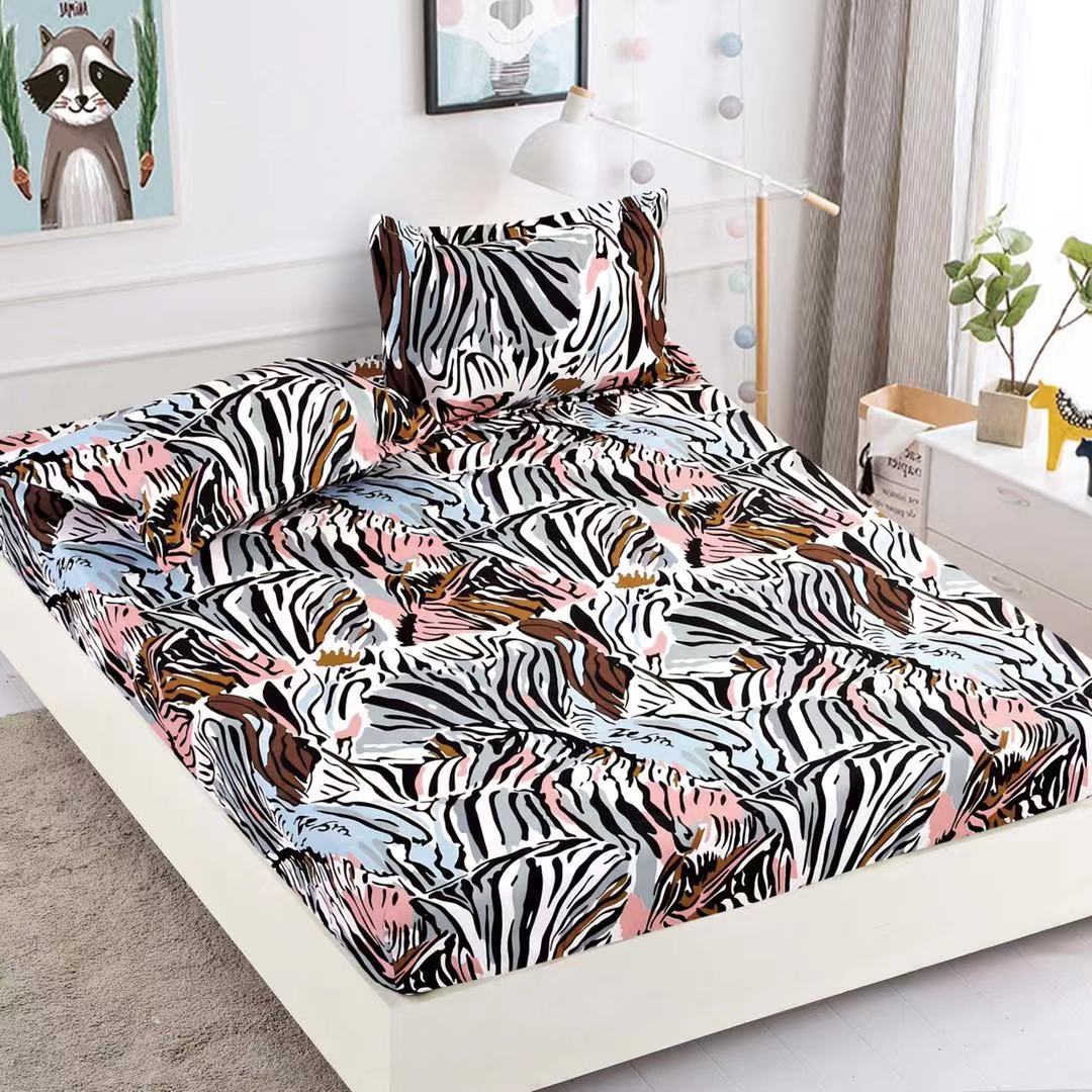 Set Husa de Pat cu Elastic plus 2 Fete de Perna pentru Pat Dublu, Finet, HBF-112